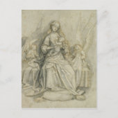 Madonna en Child 3 Briefkaart (Voorkant)