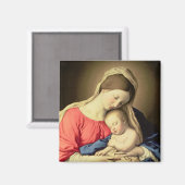Madonna en Child 3 Magneet (Voorkant / Achterkant)