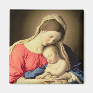 Madonna en Child 3 Magneet