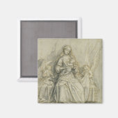 Madonna en Child 3 Magneet (Voorkant / Achterkant)