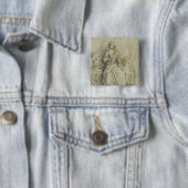 Madonna en Child 3 Vierkante Button 5,1 Cm (In situ)