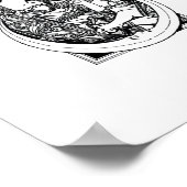 Madonna en Child 8-inch x 10-inch afdrukken Poster (Hoek)