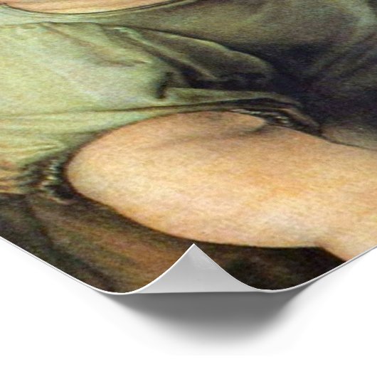 Madonna en Child - Albrecht Durer - c1526 Poster (Hoek)