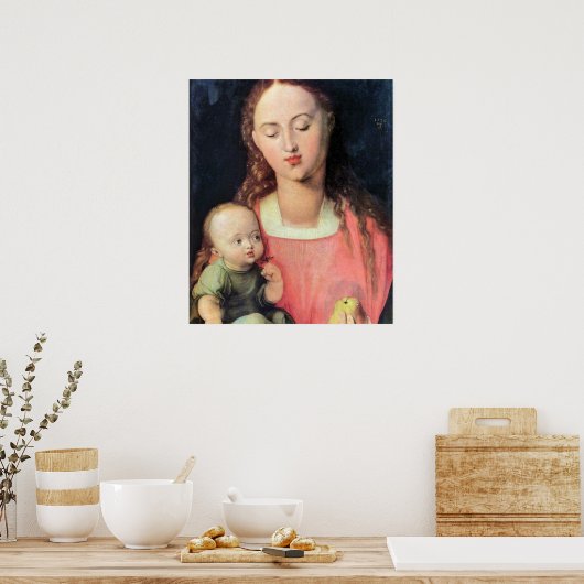 Madonna en Child - Albrecht Durer - c1526 Poster (Keuken)