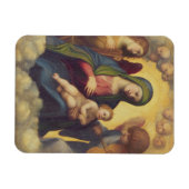 Madonna en Child and child in Glory, c.1520 (olie) Magneet (Horizontaal)