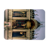 Madonna en Child and Saints (triptych altarstuk) Magneet (Horizontaal)