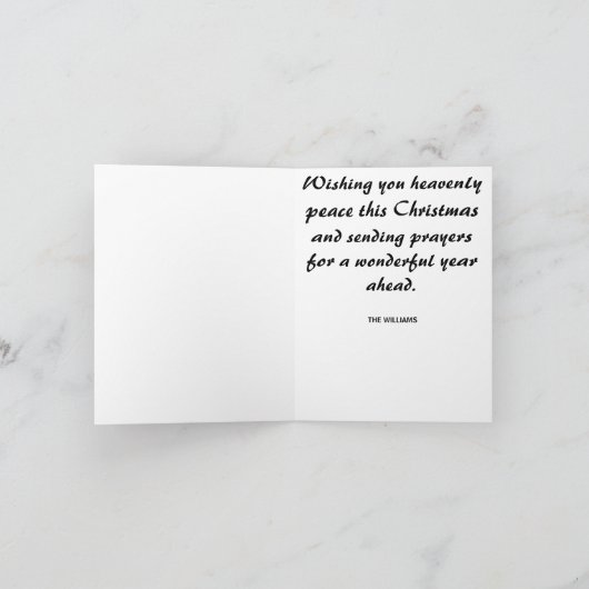  Madonna- en Child Angels-Kaarten voor Kerstmis Bedankkaart (Binnen)