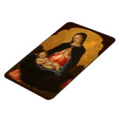 Madonna en Child art magnet Magneet (Linkerzijde)