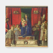 Madonna en Child (Barbarigo Altarpart) 1488 Magneet (Voorkant)
