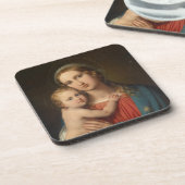 Madonna en Child Bier Onderzetter (Linkerzijde)