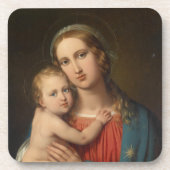 Madonna en Child Bier Onderzetter (Voorkant)