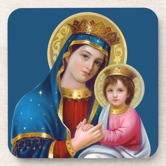 Madonna en Child Bier Onderzetter (Voorkant)