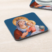 Madonna en Child Bier Onderzetter (Linkerzijde)