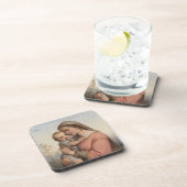 Madonna en Child Bier Onderzetter (Rechterzijde)