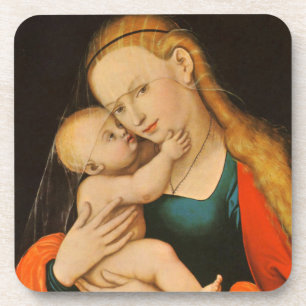 Madonna en Child Bier Onderzetter