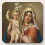 Madonna en Child Bier Onderzetter<br><div class="desc">Deze geweldige set van 6 acrylische onderzetters met kurksteun van Mary die de baby Jezus vasthoudt,  zou verbluffend zijn in je huis! Voeg tegelijkertijd een beetje kunst en spiritualiteit toe!</div>
