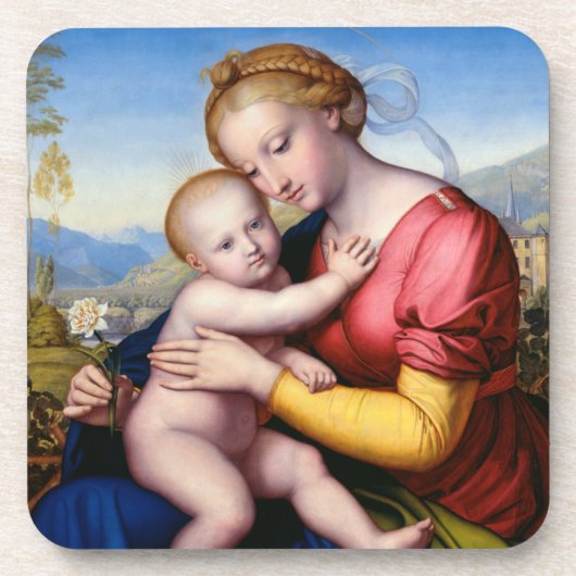 Madonna en Child Bier Onderzetter (Voorkant)