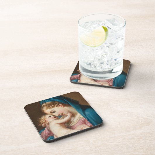 Madonna en Child Bier Onderzetter (Rechterzijde)