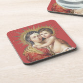 Madonna en Child Bier Onderzetter (Linkerzijde)