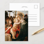 Madonna en Child | Botticelli Briefkaart<br><div class="desc">Madonna en Child met St. John the Baptist (c. 1470-1475) van de Italiaanse renaissance kunstenaar Sandro Botticelli. Gebruik de ontwerphulpmiddelen om douanetekst toe te voegen of het afbeelding te personaliseren.</div>