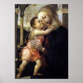 Madonna en Child - Botticelli - c1500 Poster