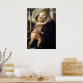 Madonna en Child - Botticelli - c1500 Poster (Keuken)