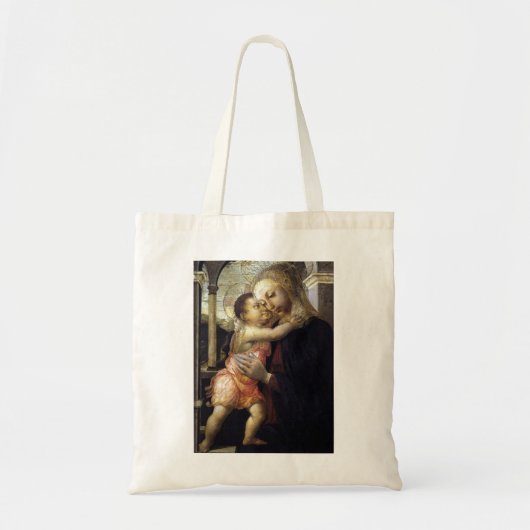 Madonna en Child - Botticelli - c1500 Tote Bag (Voorkant)