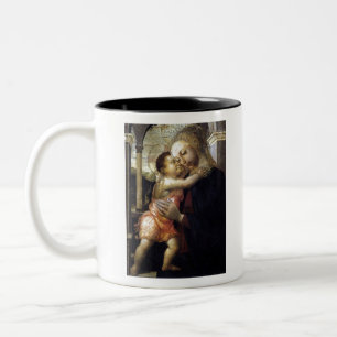 Madonna en Child - Botticelli - c1500 Tweekleurige Koffiemok