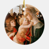 Madonna en Child | Botticelli Keramisch Ornament (Achterkant)