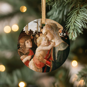 Madonna en Child Botticelli Keramisch Ornament