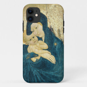 Madonna en Child, Bourgogne School (olie op het pa iPhone 11 Hoesje