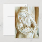 Madonna en Child Briefkaart (Voorkant / Achterkant)
