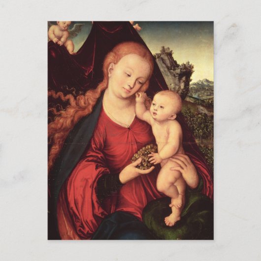 Madonna en Child Briefkaart (Voorkant)
