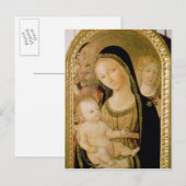 Madonna en Child Briefkaart (Voorkant / Achterkant)