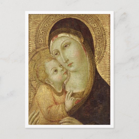 Madonna en Child Briefkaart (Voorkant)