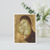Madonna en Child Briefkaart (Staand voorkant)