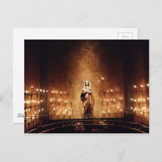 Madonna en Child Briefkaart (Voorkant / Achterkant)