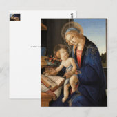 Madonna en Child Briefkaart (Voorkant / Achterkant)