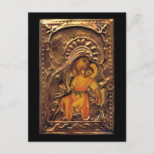 Madonna en Child Briefkaart (Voorkant)