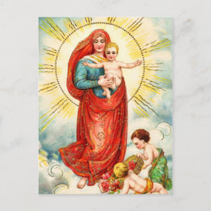 Madonna en Child Briefkaart