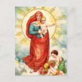 Madonna en Child Briefkaart (Voorkant)