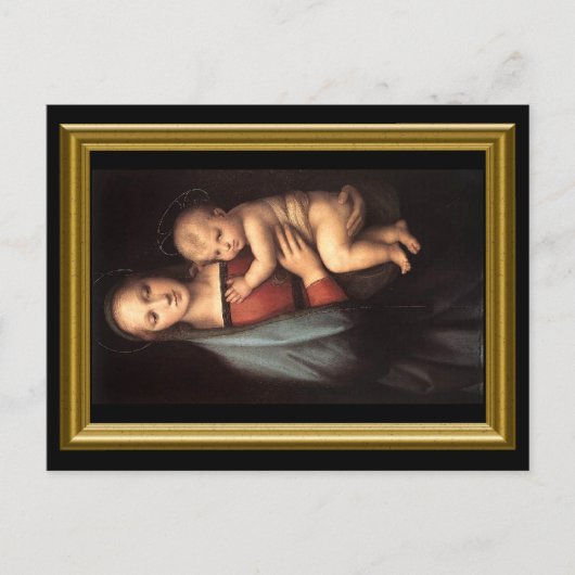 Madonna en Child Briefkaart (Voorkant)