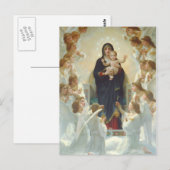 Madonna en Child Briefkaart (Voorkant / Achterkant)