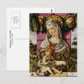 Madonna en Child Briefkaart (Voorkant / Achterkant)