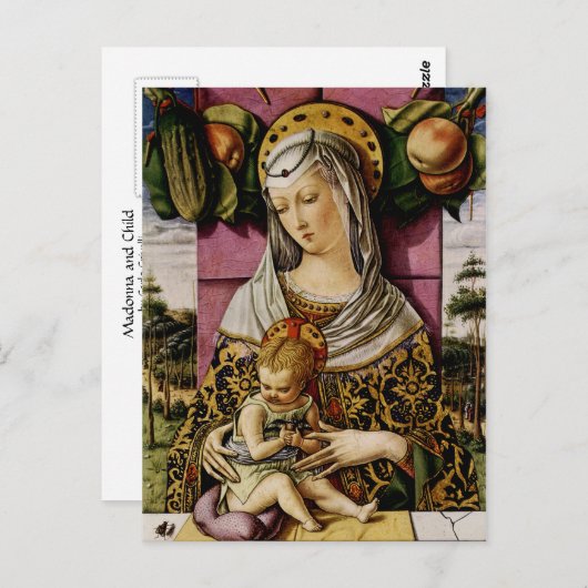 Madonna en Child Briefkaart