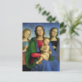 Madonna en Child Briefkaart (Staand voorkant)