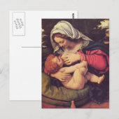 Madonna en Child Briefkaart (Voorkant / Achterkant)