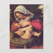Madonna en Child Briefkaart (Voorkant)