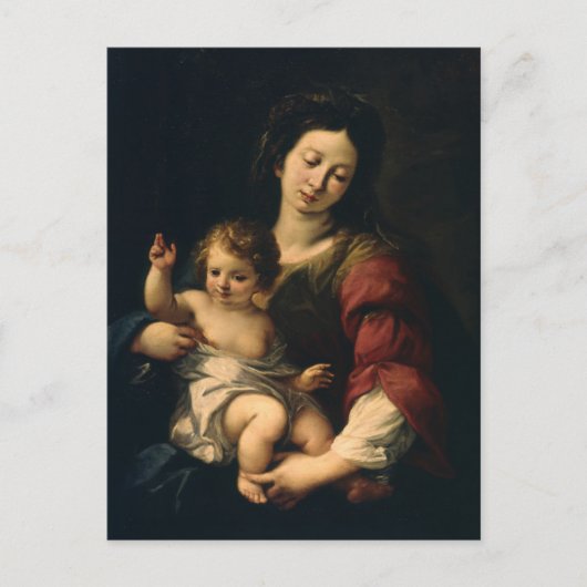 Madonna en Child Briefkaart (Voorkant)