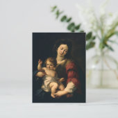 Madonna en Child Briefkaart (Staand voorkant)